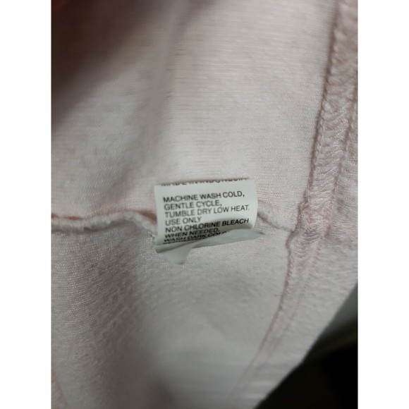 Miss Elaine Essentials womens M PINK Long Gown Long Sleeve - Picture 6 of 9